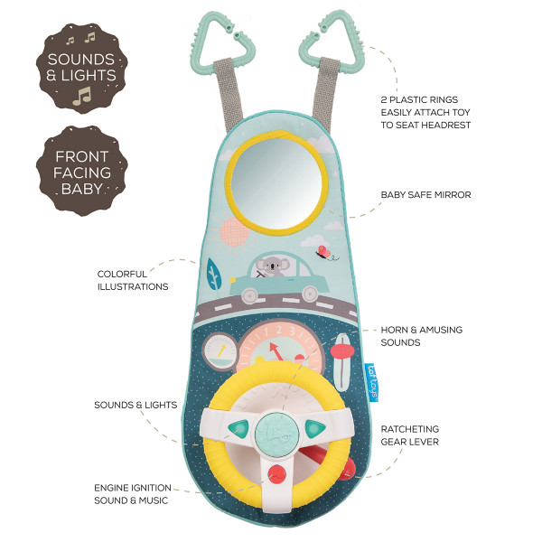 Taf Toys igračka za auto Koalacar wheel