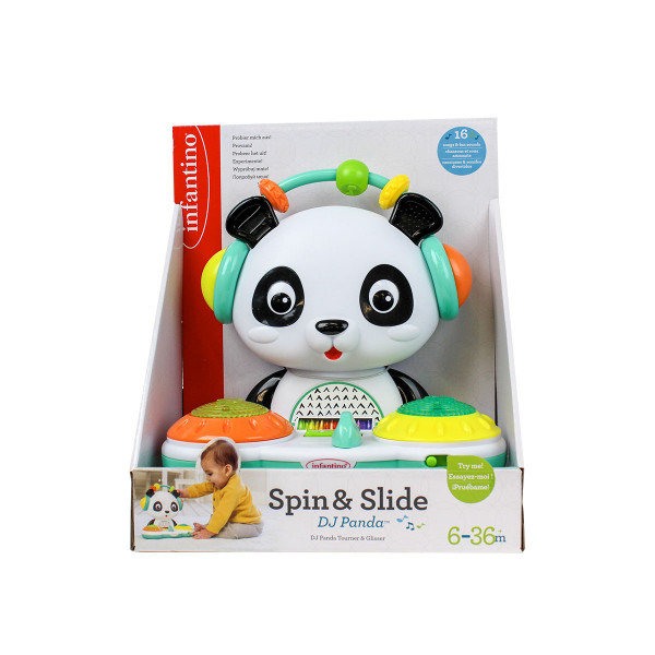 Infantino muzička/edikativna igračka Spin and slide Panda