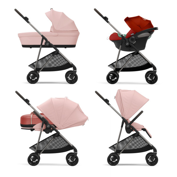 Cybex kolica Melio, Hibiscus Red