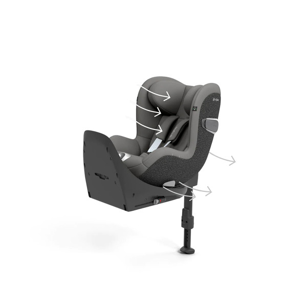 Cybex autosedište Sirona T i-Size Mirage Grey, 45-105cm