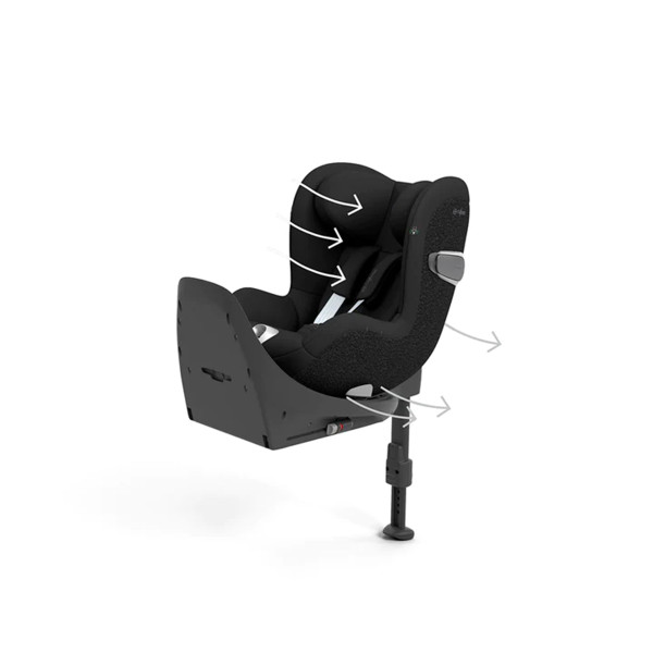 Cybex autosedište Sirona T i-Size Sepia Black, 45-105cm