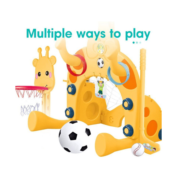 Jungle koš Žirafa, 60x48x163cm