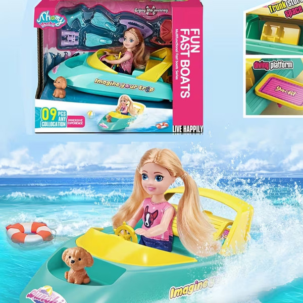 Jungle lutka sa čamcem