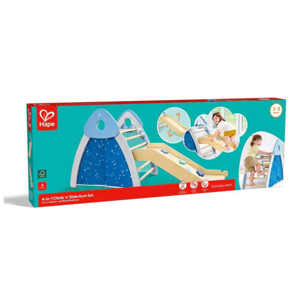 Hape drveni tobogan 4 u 1