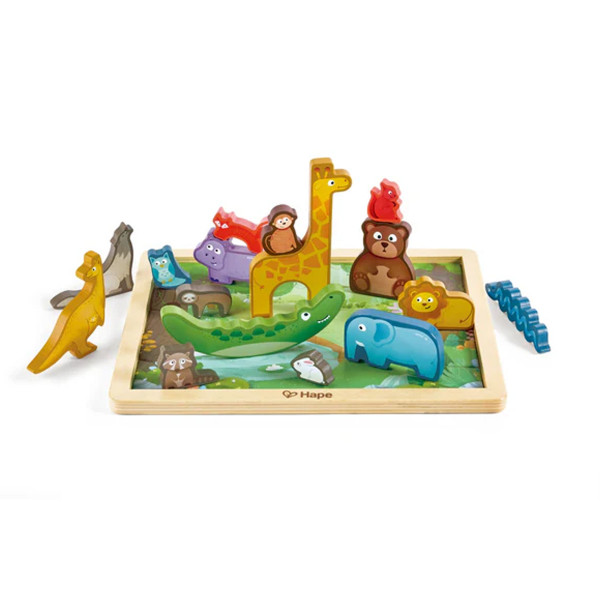 Hape drvene puzle životinjskocarstvo