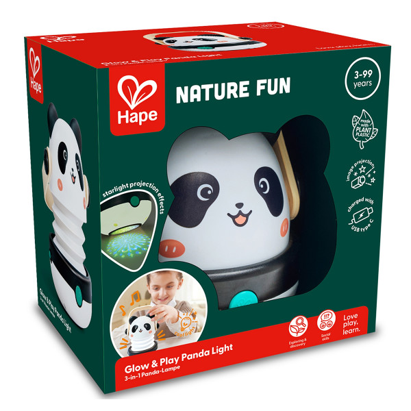 Hape lampa 3u1 Glow&Play Panda