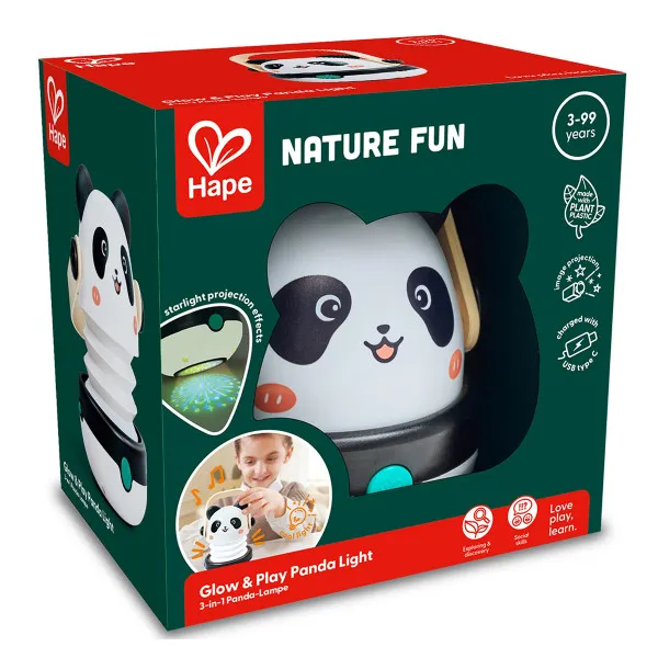 Hape lampa 3u1 Glow&Play Panda