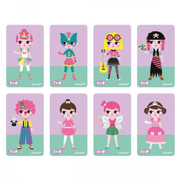 Janod magnetna knjiga-kostimiza devojčice