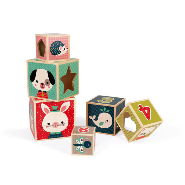 Janod baby forest-6 blok piramida