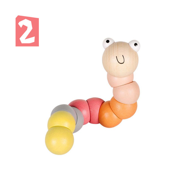 Lule savitljiva igračka crvic