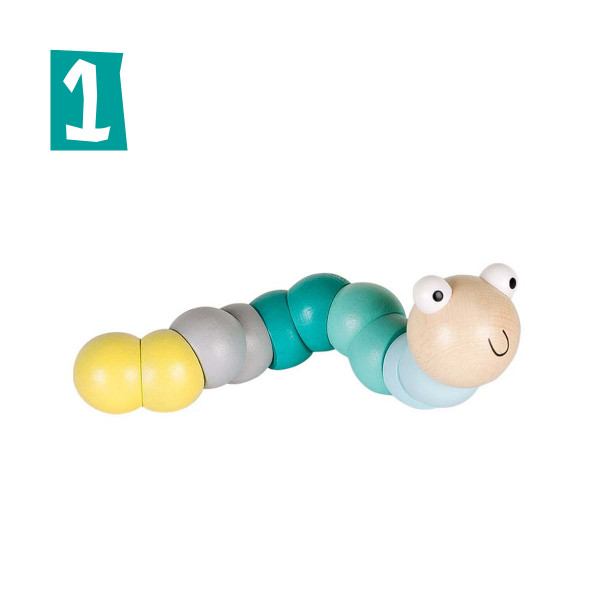 Lule savitljiva igračka crvic