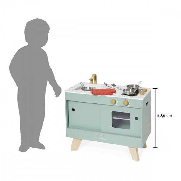 Janod mini kuhnja, 62x30,4x58,,6cm