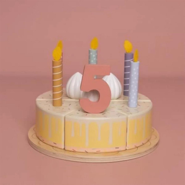 Little Dutch drvena rođendanska torta