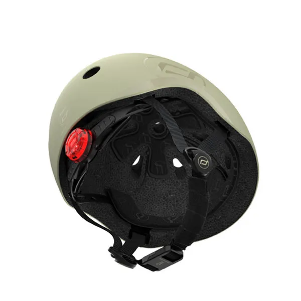Scoot and Ride kaciga Olive, S-M