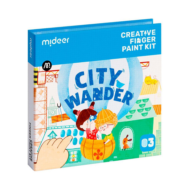 Mideer kreativni komplet za slikanje prstima