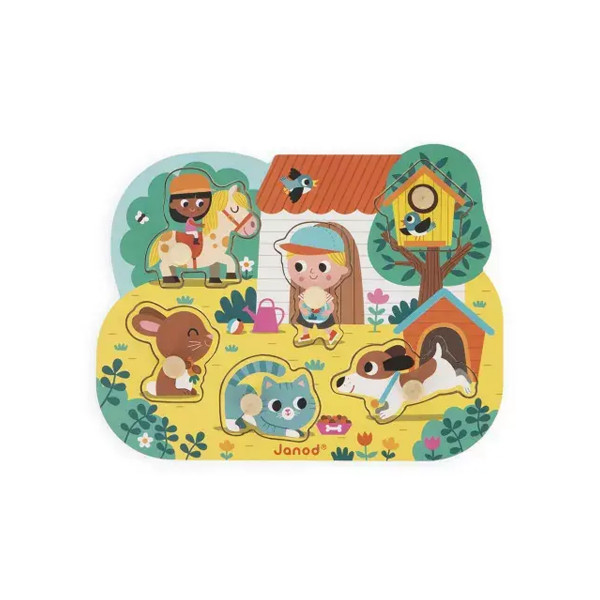 Janod drvene slagalice selo