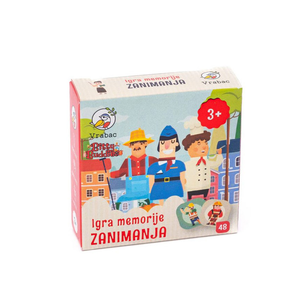 Vrabac igra memorije zanimanja