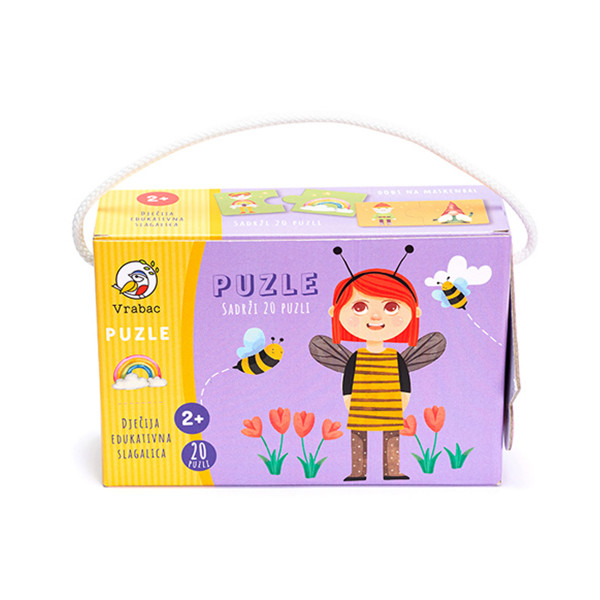 Vrabac igra slagalice za todlere