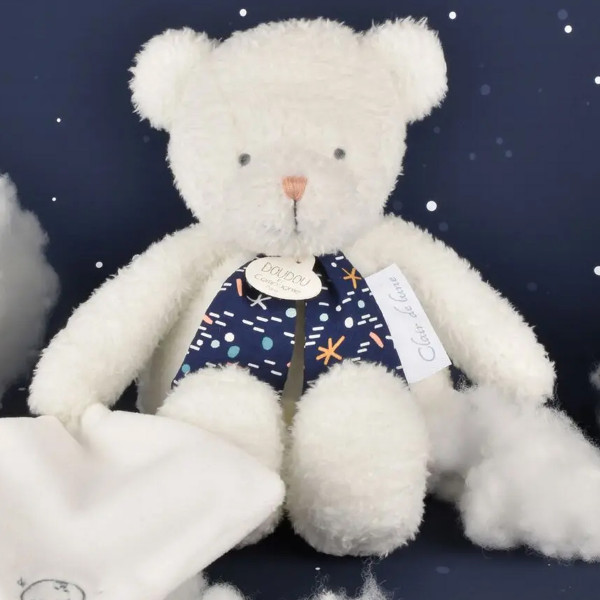 Doudou plišani meda mesečina,28cm