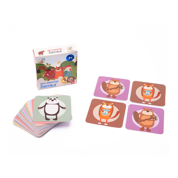 Vrabac igra memorije Životinje