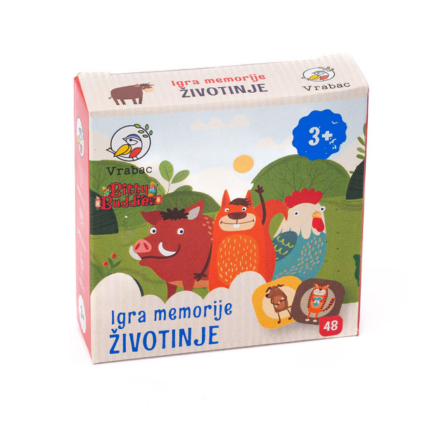 Vrabac igra memorije Životinje