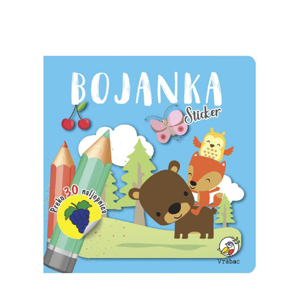 Vrabac bojanka stiker Prirodaa