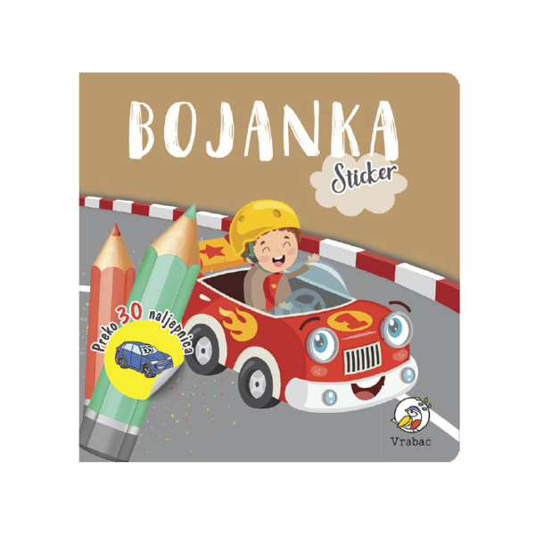 Vrabac bojanka stikker Vozila