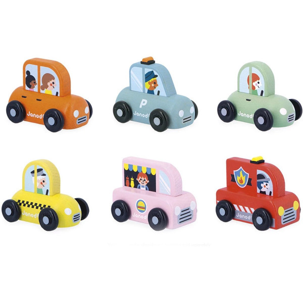 Janod policijsli auto, 7x4.5x55cm
