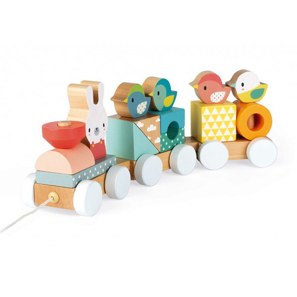 Janod drveni vozić Pure