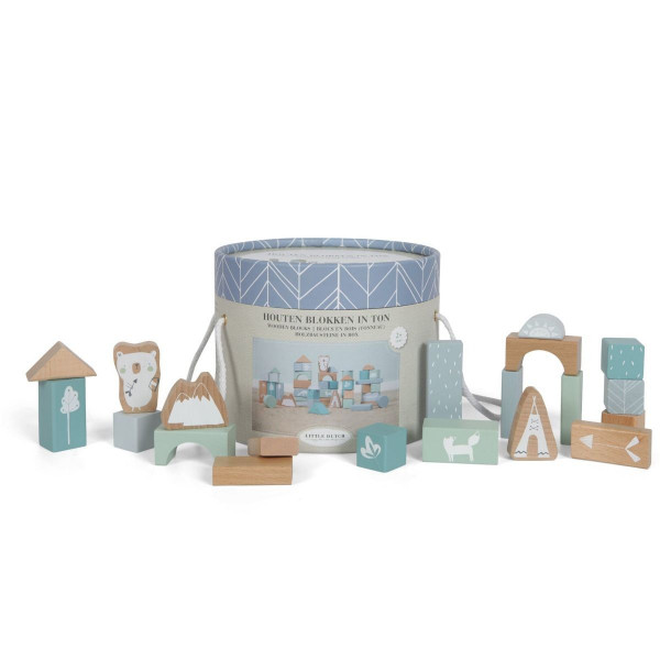 Little Dutch drvene kocke, plave