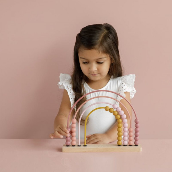 Little Dutch abakus, rainbow pink