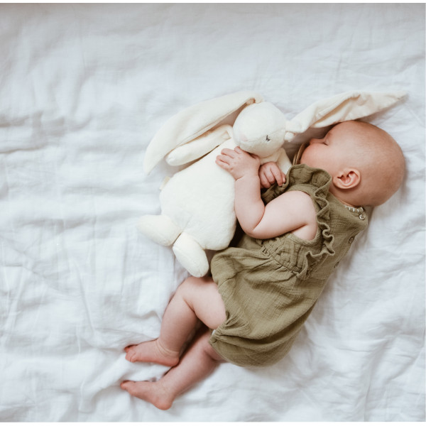 Moonie zvučni zeka sa lampom,cream