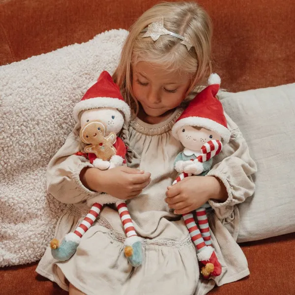 Little Dutch Božićna lutka Jim, 35cm
