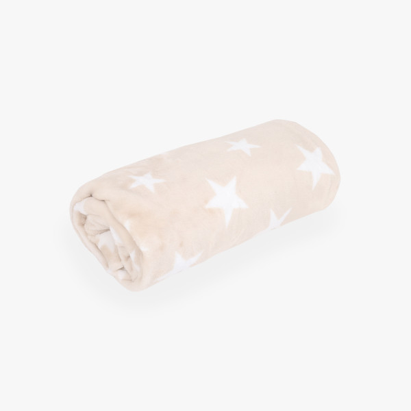 Jungle Bebi ćebe zvezdica bež 100x130cm