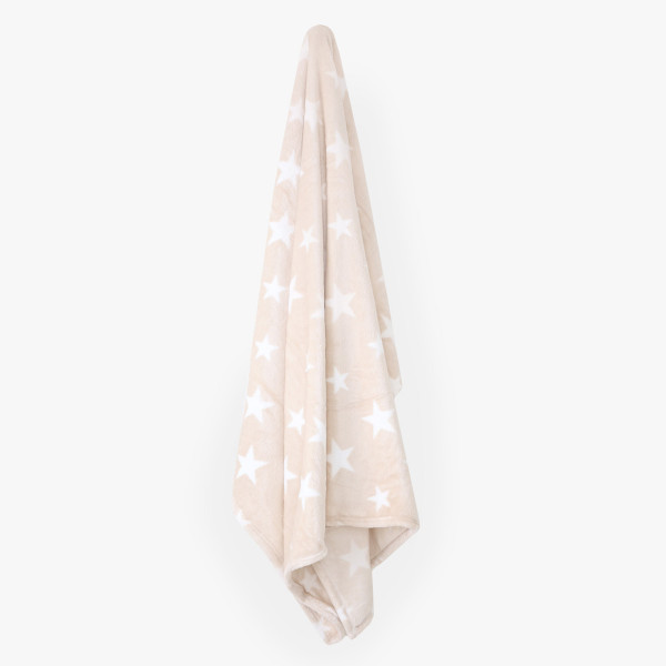 Jungle ćebe zvezdica bež, 100x150cm