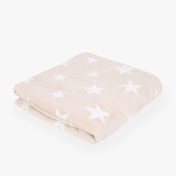 Jungle ćebe zvezdica bež, 100x150cm