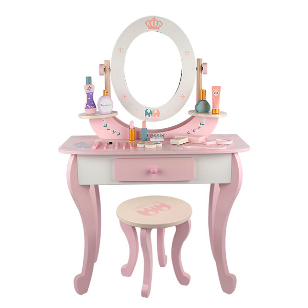 Jungle drveni kozmetički stočić