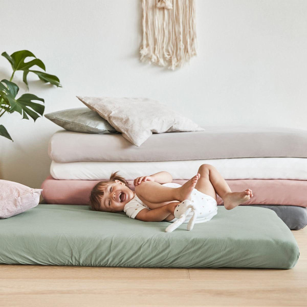 Leander navlaka za dušek 2/1,15x60x115cm, Sage Green