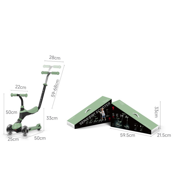 Qplay trotinet Sema 5u1