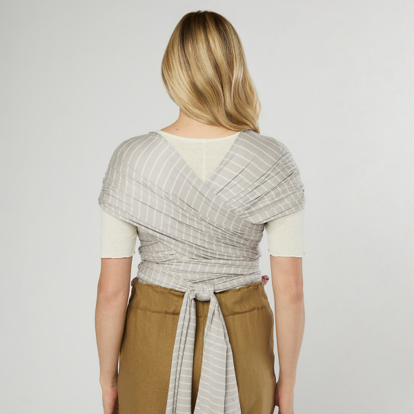 Ergobaby marama za nošenje bebe Aura Grey Stripes