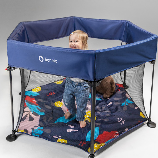 Lionelo prenosna ogradica Roel, Blue Navy