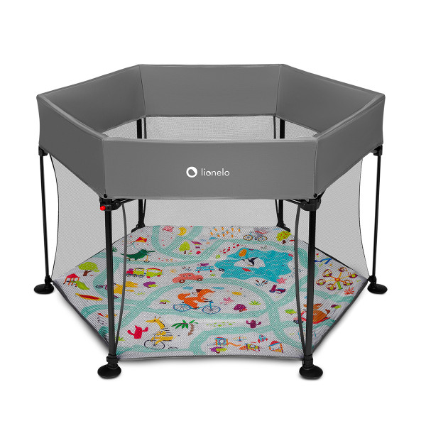 Lionelo prenosna ogradica Roel, Grey