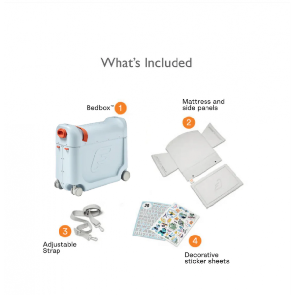 Stokke kofer/putni krevet Jet Kids Bedbox