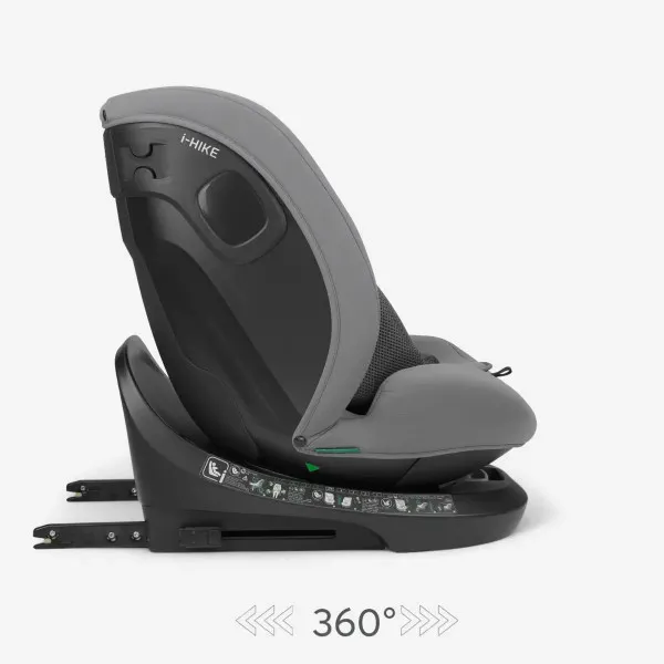 Kikka Boo auto sedište i-Hike premium Light Grey
