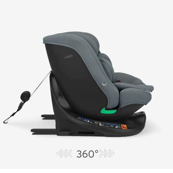Kikka Boo auto sedište i-Van ISOFIX Dark Grey 40-150cm