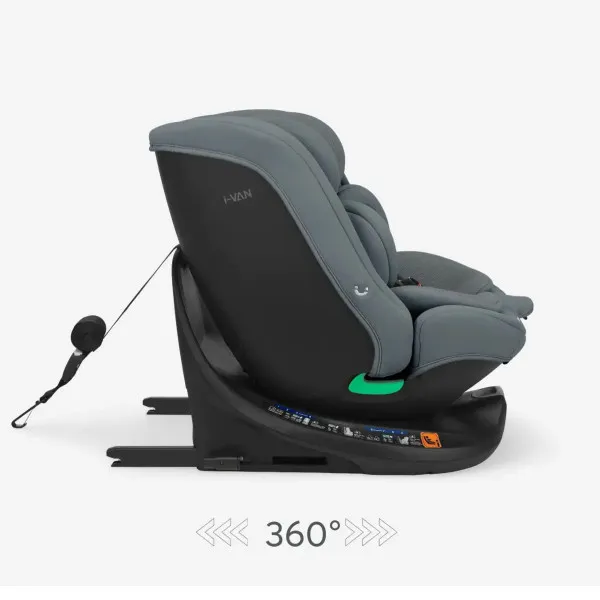 Kikka Boo auto sedište i-Van ISOFIX Dark Grey 40-150cm