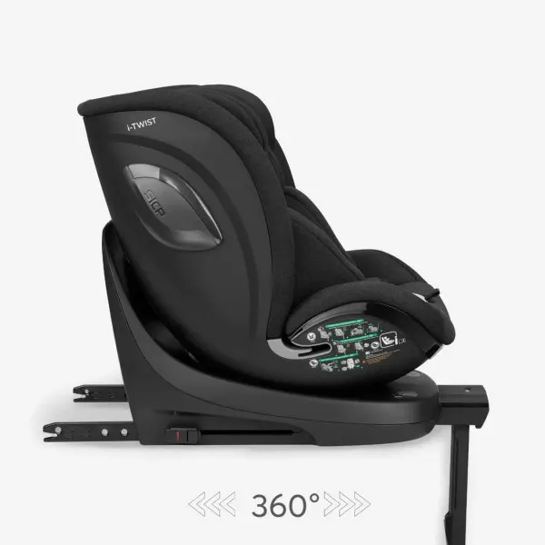 Kikka Boo auto sedište i-Twistt premium Black 40-150cm