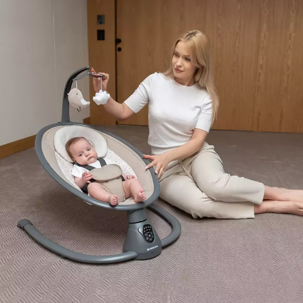 Kikka Boo njihalica Twiddle Side to Side Grey