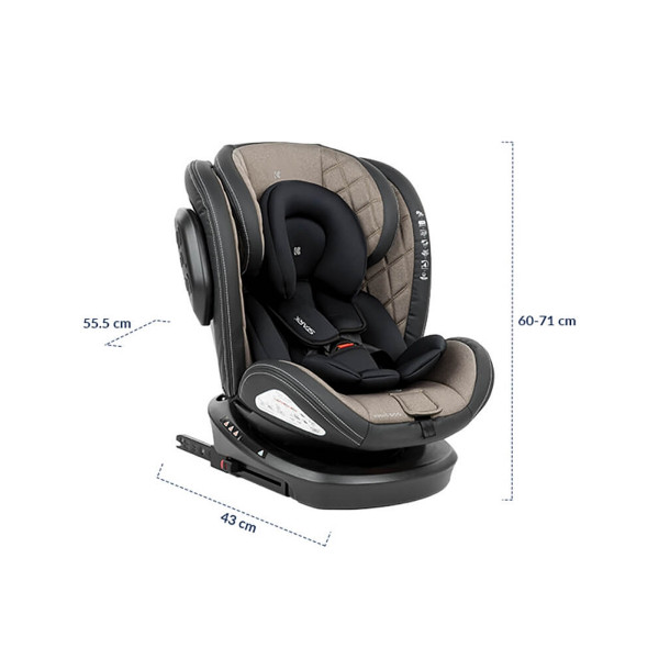Kikka Boo auto sedište Stark isofix Beige
