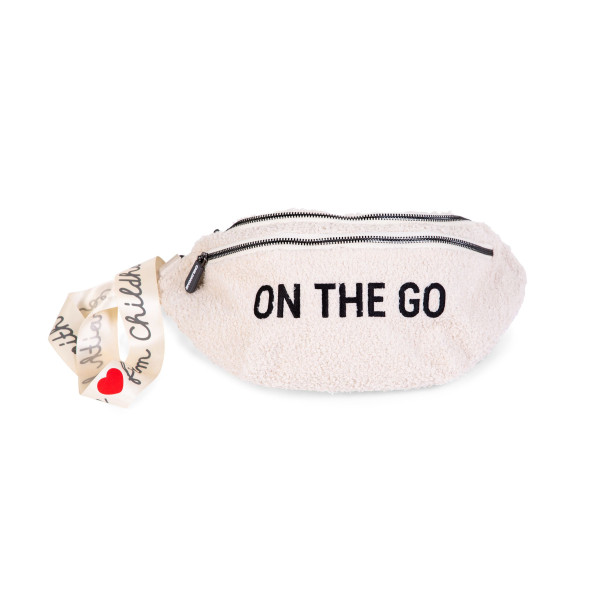 Childhome Banana bag on the go, Teddy Off White